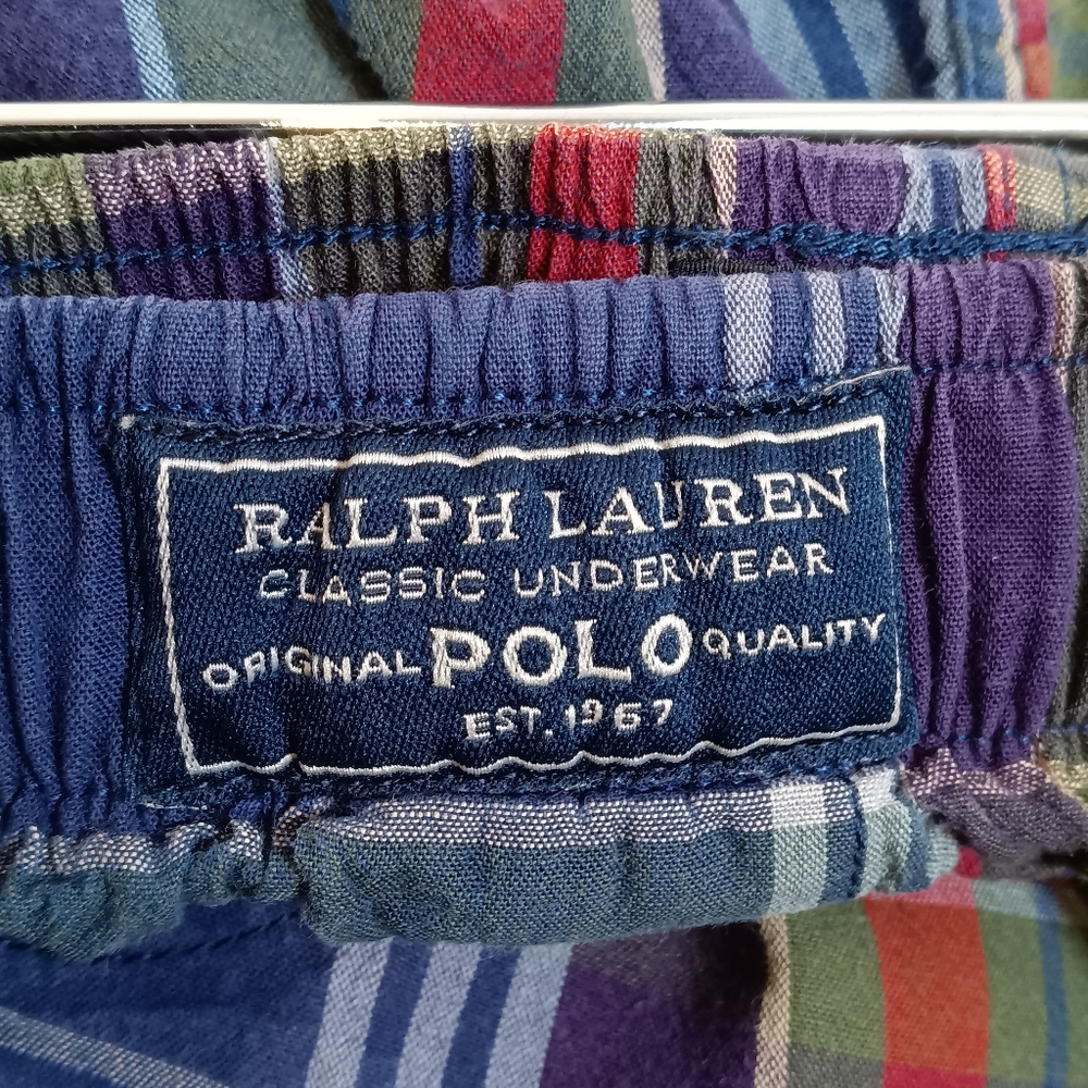 Polo Ralph Lauren Classic Underwear Madras Boxer Shorts Size XL - Picture 5 of 8